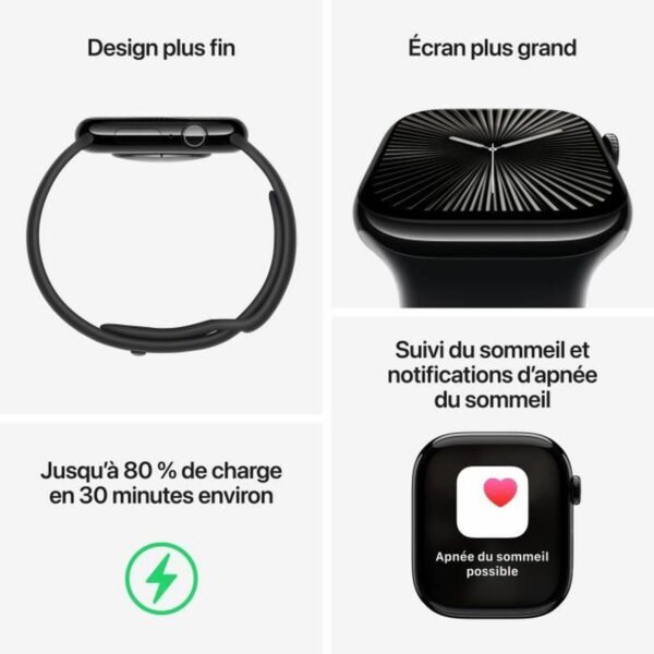 Smartwatch Apple Watch Series 10 Niebieski Srebrzysty 46 mm - obrazek 3
