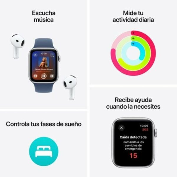 Smartwatch Apple MXEC3QL/A Szary 40 mm - obrazek 3