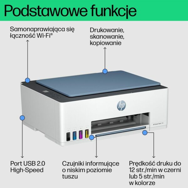Drukarka Wielofunkcyjna HP Smart Tank 585