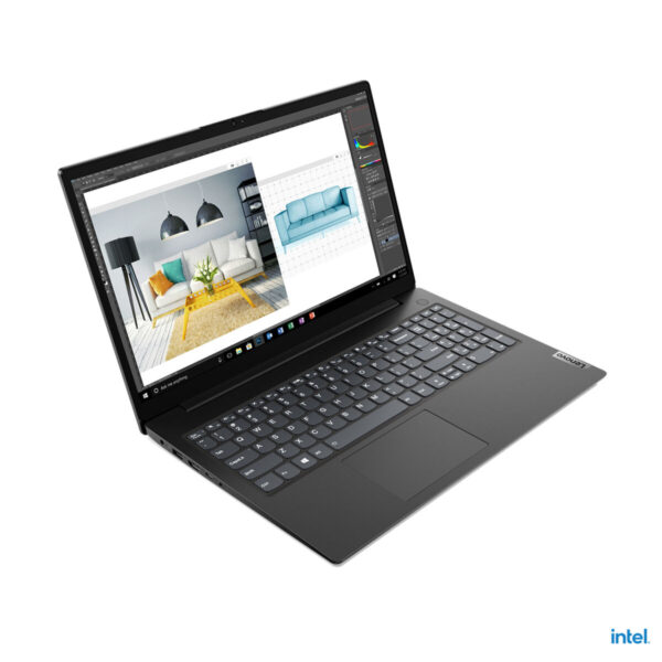 Laptop Lenovo 82QY00PUSP Intel Celeron N4500 8 GB RAM 256 GB SSD Qwerty Hiszpańska - obrazek 4