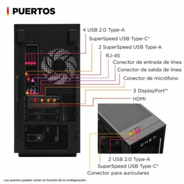 Komputer Stacjonarny HP OMEN 35L GT16-0000ns 32 GB RAM 1 TB SSD Nvidia Geforce RTX 4060 - obrazek 3