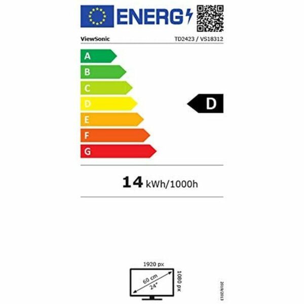 Monitor z Ekranem Dotykowym ViewSonic TD2423 FHD 23.6" - obrazek 3