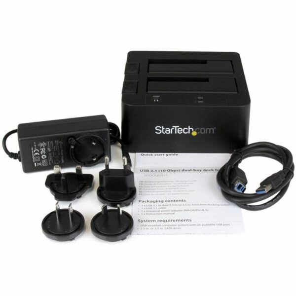 Podstawa Startech SDOCK2U313           Dysk Twardy - obrazek 2