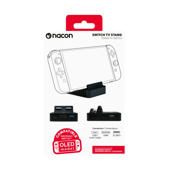 Głośnik Bluetooth Przenośny Nacon SWITCHTVSTAND Czarny
