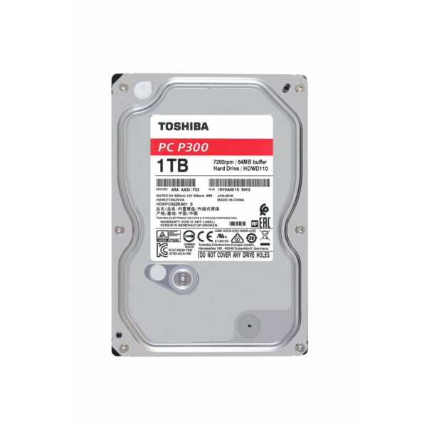 Dysk Twardy Toshiba P300 1TB 3,5" 7200 rpm 1 TB 1 TB HDD 1 TB SSD - obrazek 4