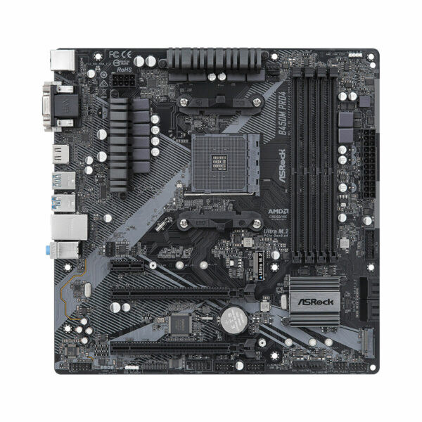 Płyta główna ASRock B450M Pro4 R2.0 Socket AM4 AMD B450 AMD AM4