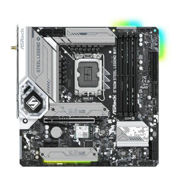 Płyta główna ASRock B760M Steel Legend WiFi Intel Wi-Fi 6 Intel B760 LGA 1700 - obrazek 2