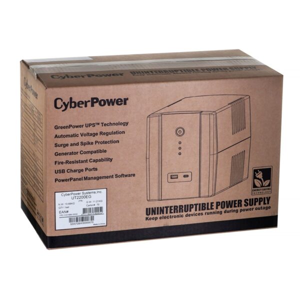 Zasilacz awaryjny UPS Interaktywny Cyberpower CyberPower UT2200EG 1320 W - obrazek 5