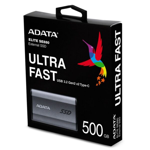 Zewnętrzny Dysk Twardy Adata SE880 2,5" 500 GB SSD - obrazek 6