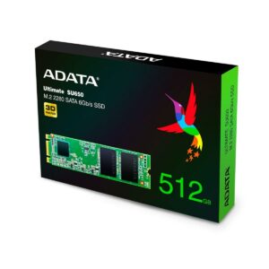Dysk Twardy Adata Ultimate SU650 512 GB SSD 480 GB SSD
