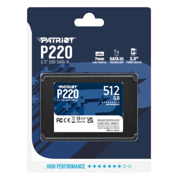 Dysk Twardy Patriot Memory P220 512 GB SSD - obrazek 4
