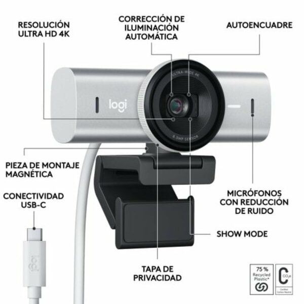 Kamera Internetowa Logitech 4K Ultra HD - obrazek 6
