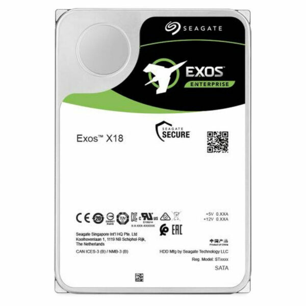 Dysk Twardy X18 Seagate Exos ST12000NM000J 3,5" 12 TB