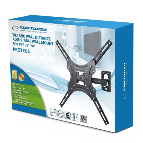 Uchwyt na TV Esperanza ERW015 70" 26" 30 Kg - obrazek 6