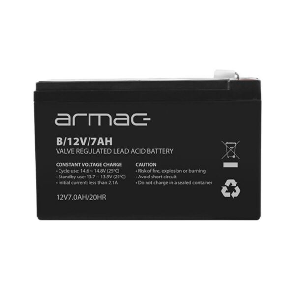 Bateria do Zasilacz awaryjny UPS Armac B/12V/7AH 7 Ah 12 V - obrazek 2