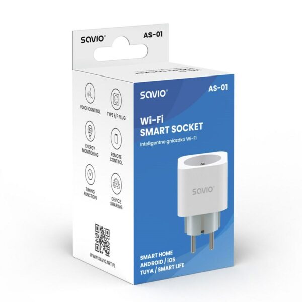 Inteligentny kontakt Savio AS-01 Wi-Fi - obrazek 7