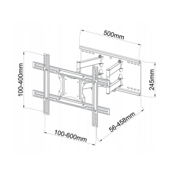 Uchwyt na TV ART AR-87 80" 60 Kg - obrazek 4