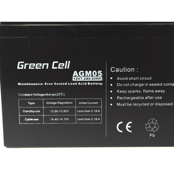 Bateria do Zasilacz awaryjny UPS Green Cell AGM05 72 Ah 12 V - obrazek 5