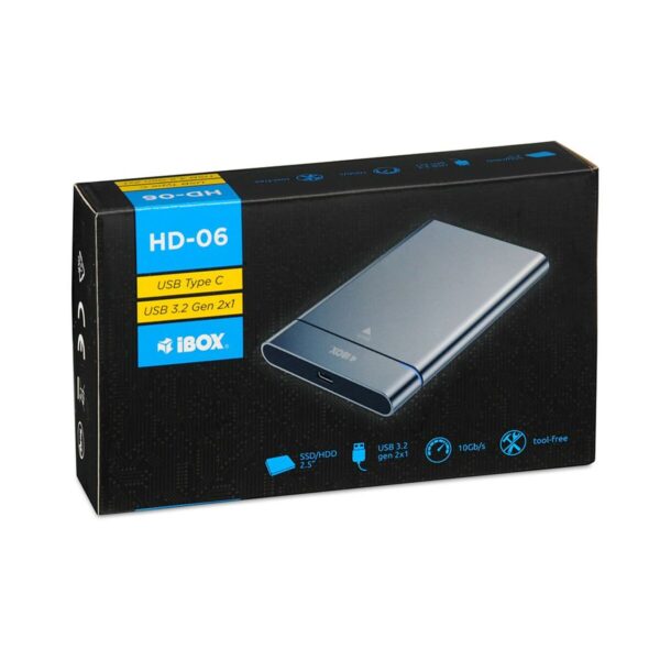 Obudowa zewnętrzna Ibox IEUHDD6 Szary 2,5" - obrazek 2