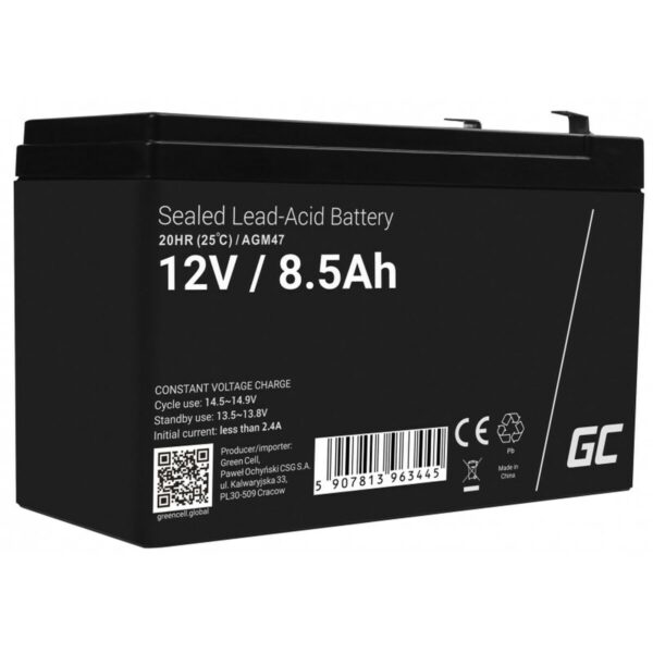 Bateria do Zasilacz awaryjny UPS Green Cell AGM47 8500 mAh 12 V - obrazek 5