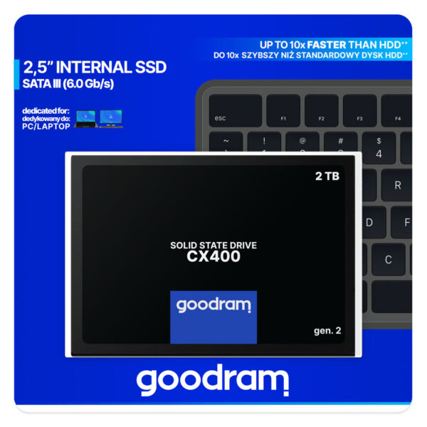 Dysk Twardy GoodRam SSDPR-CX400-02T-G2 2 TB SSD - obrazek 2