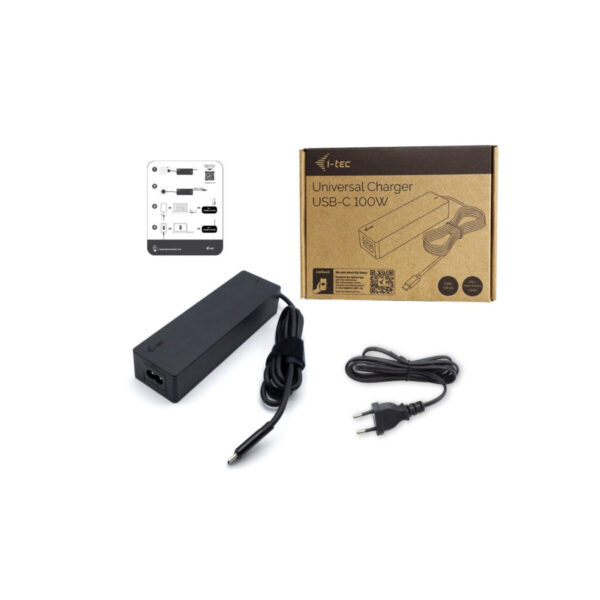 Przenośna ładowarka i-Tec CHARGER-C100W Czarny - obrazek 2