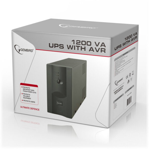 Zasilacz awaryjny UPS Interaktywny GEMBIRD UPS-PC-1202AP 720 W - obrazek 2