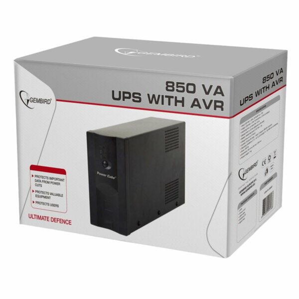 Zasilacz awaryjny UPS Interaktywny GEMBIRD UPS-PC-850AP 520 W - obrazek 3