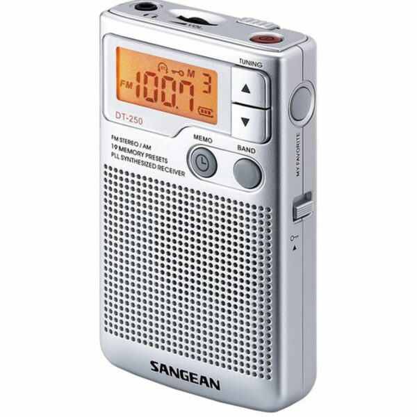 Radio Sangean DT250S Srebrzysty - obrazek 2