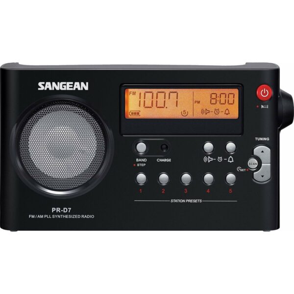 Radio Sangean PR-D7 Czarny - obrazek 3