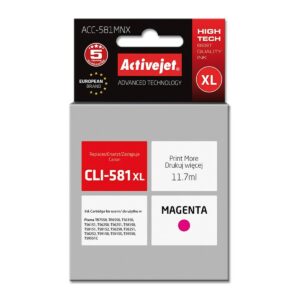 Zgodny pojemnik z tuszem Activejet ACC-581MNX Magenta