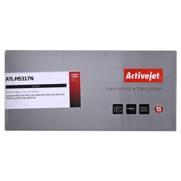 Toner Kompatybilny Activejet Lexmark 51B2000 Czarny - obrazek 3