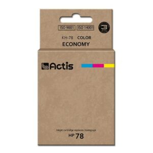 Zgodny pojemnik z tuszem Actis KH-78 Cyan/Magenta/Żółty