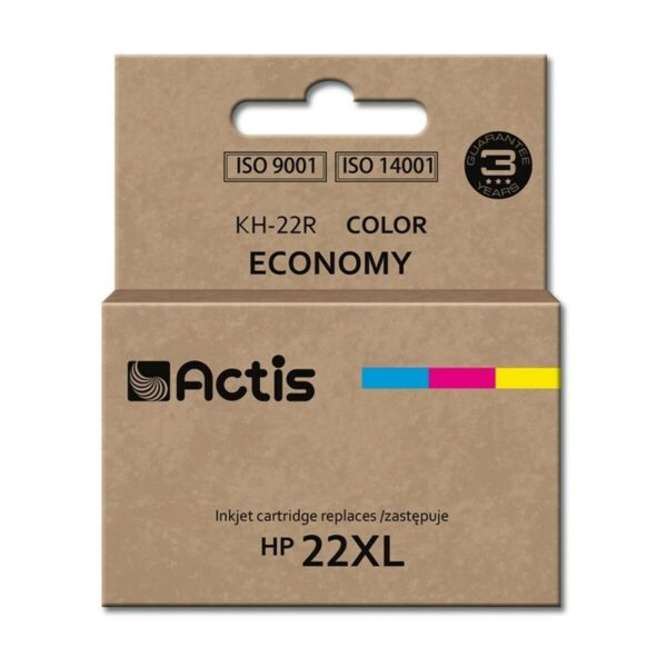 Oryginalny Wkład Atramentowy Actis KH-22R Biały Cyan/Magenta/Żółty