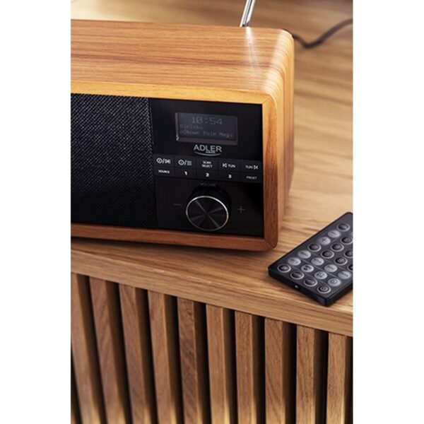 Radio Adler AD 1184 Czarny Drewno - obrazek 7