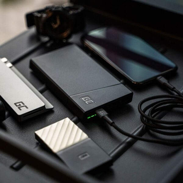 Powerbank Green Cell PBGC02S Czarny 10000 mAh - obrazek 2