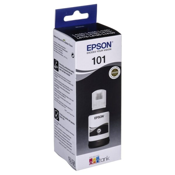 Oryginalny Wkład Atramentowy Epson 101 EcoTank Black Czarny - obrazek 2