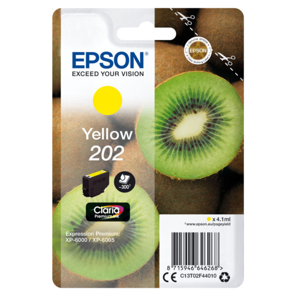 Toner Oryginalny Epson C13T02F44020 Żółty (1 Sztuk)