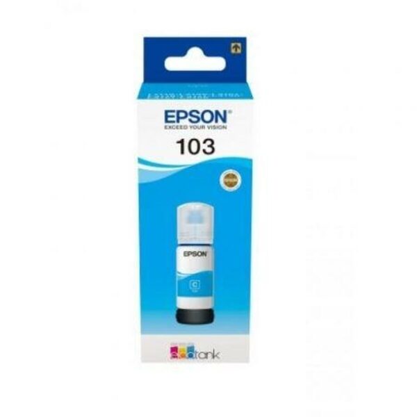 Zgodny pojemnik z tuszem Epson 103 70 ml Niebieski - obrazek 2