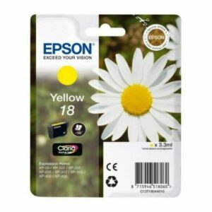 Zgodny pojemnik z tuszem Epson Cartucho Epson 18 amarillo Żółty