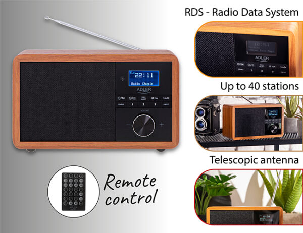 AD 1184 Radio Dab + Bluetooth - obrazek 11