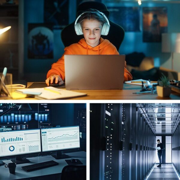 Zasilacz awaryjny UPS Interaktywny Qoltec 53773 480 W - obrazek 2