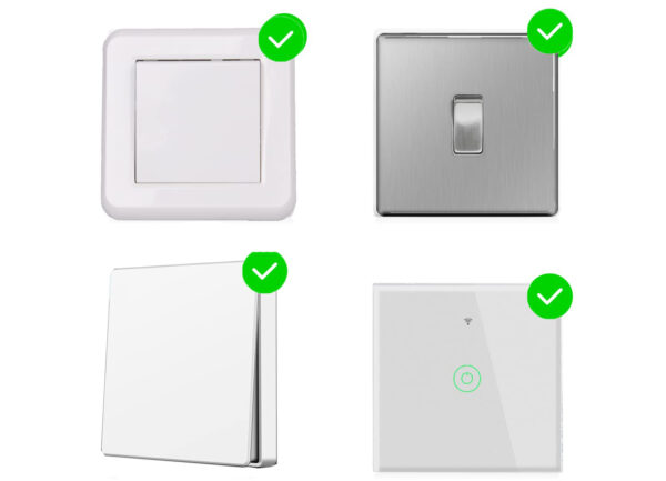 Włącznik Wi-Fi Yueyang W-SEC01 10A/2300W, sterowanie aplikacją, 8 szt. - obrazek 7