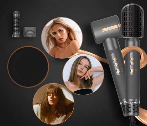 Wielofunkcyjny styler RESTEQ 7 w 1, moc 1400 W, kolor czarny - obrazek 7