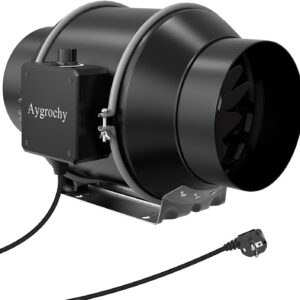 UŻYWANY Wentylator rurowy Aygrochy 150mm 595 m3/h do łazienki i hydroponiki