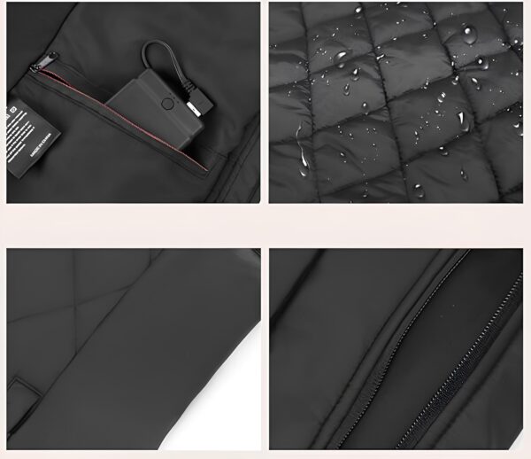 Damska kamizelka grzewcza Kintiwe US/EU-S, ASIA-S/M, bateria 12000 mAh - obrazek 4