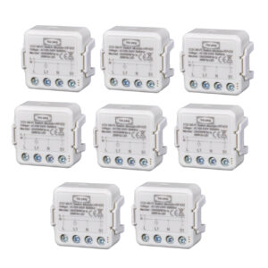 Włącznik Wi-Fi Yueyang W-SEC01 10A/2300W, sterowanie aplikacją, 8 szt.