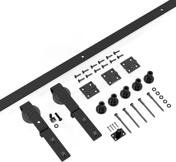 Zestaw akcesoriów do drzwi przesuwnych QINAIXQM, do szerokości 122CM - obrazek 9