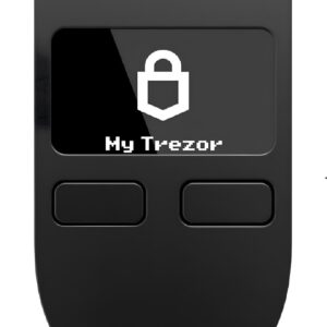 Używany Trezor One Bezpieczny portfel sprzętowy do kryptowalut (czarny)