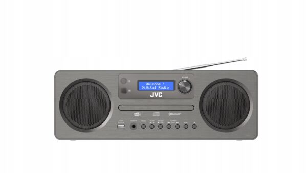 Odtwarzacz JVC RD-E861B-DAB wieża z Bluetooth DAB+ AUX USB, pilot - obrazek 9
